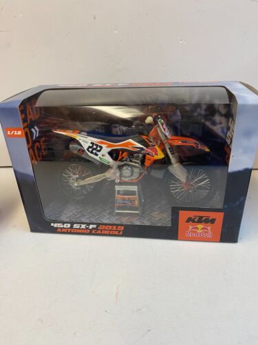 MODELLINO 1.12 MOTOCROSS KTM SXF 450 TONY CAIROLI 2019 - Foto 4 di 6
