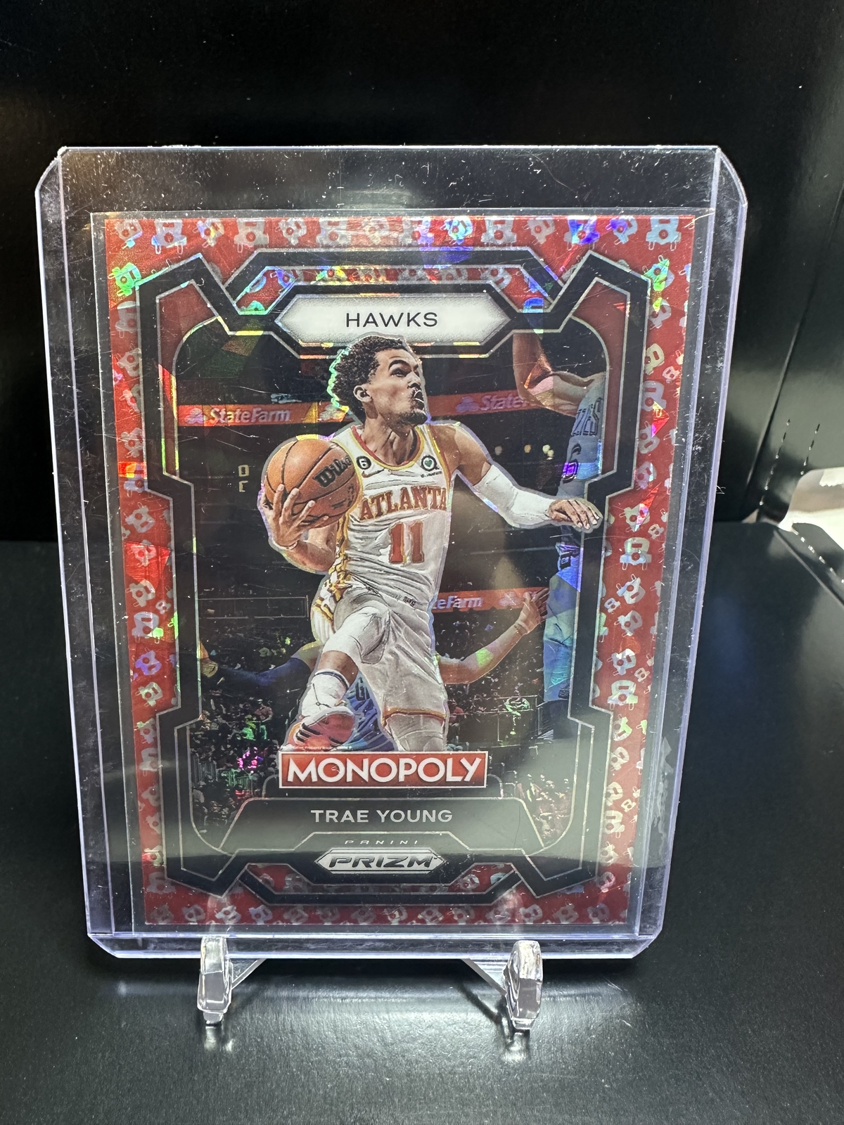 2023-24 Panini Prizm Monopoly #4 Trae Young Free Parking