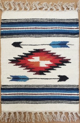 Maya Wool Southwest Design Place Mat  - 15'' x 20'' - FREE SHIPPING