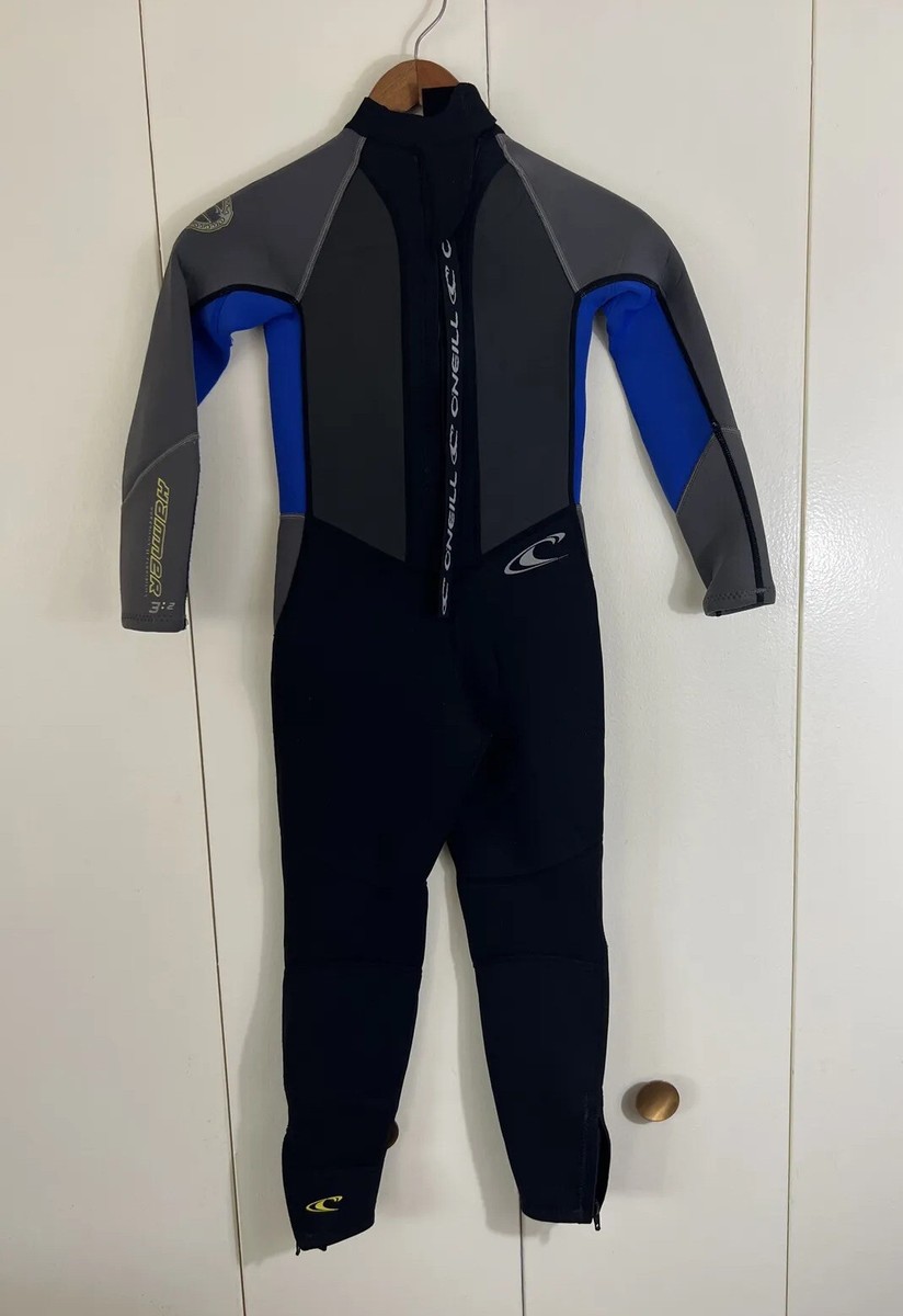 O'NEILL Hamer Full Body Wet Suit Back Zip Womens Size 8 Black Gray