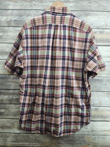Camisa Polo Ralph Lauren Blake PONY a Cuadros Manga Corta Para Hombre Talla Grande L - Imagen 2 de 8