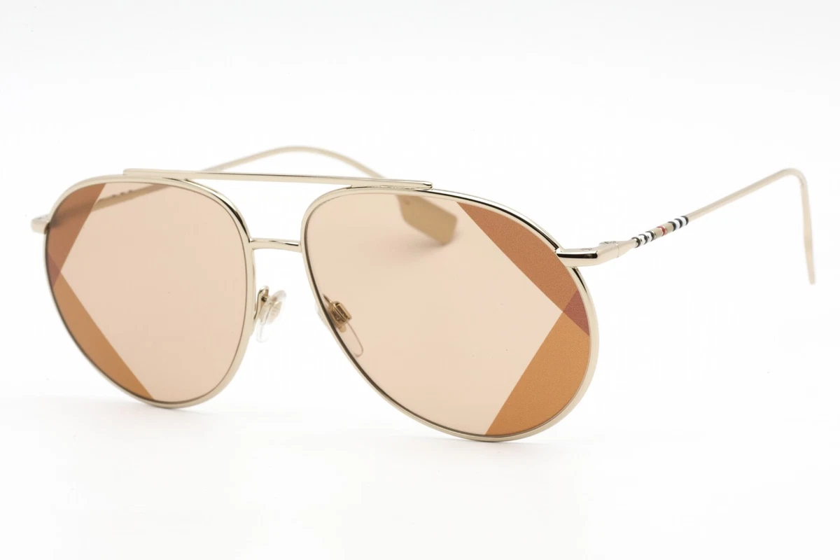 BURBERRY BE3138 110993 61 Sunglasses Size 61mm 140mm 14mm Gold
