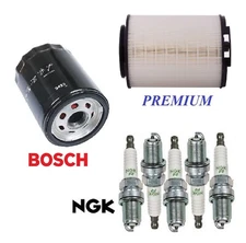 Tune Up Kit Air Oil Filters Spark Plugs For GMC CANYON L5; 3.7L 2007