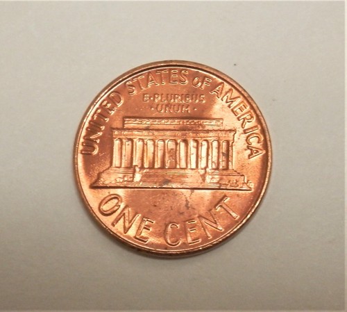 1963 BU Copper Cent Obverse Error "L" (Liberty) Up Against Rim MA#4788 - Picture 3 of 4
