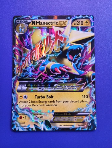 Pokémon - Mega M Manectric EX 24/119 2014 - XY Phantom Forces