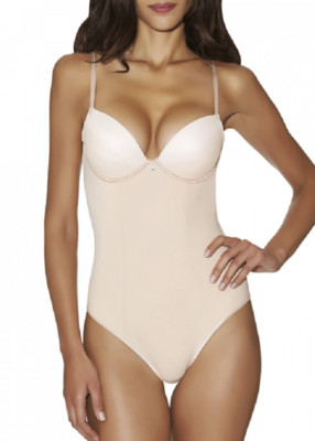 AUBADE BODY PLUNGE SCHALE SINNLICHE WELLE GRÖSSE 85B REF CP86 FARBE NUDE