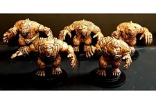 15mm Fantasy Dark Elf Ice Bears 5 figures