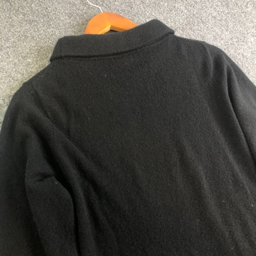 Talbots Pure Cashmere Sweater Womens Large Black Long Sleeve Turtleneck Knit - Picture 8 of 9