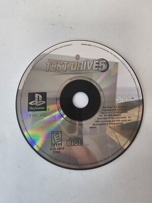 Test Drive 5 (Sony PlayStation 1 disc only, 1998) ps1 untested scratched