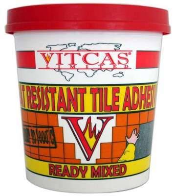 Heat Resistant Tile Adhesive Vitcas Ready Mixed 5kg Up To 1000 C