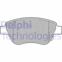 Delphi LP1989 Bremsbelagsatz, Scheibenbremse FüR Fiat Opel