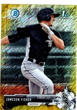 2017 Bowman Chrome Gold Shimmer Refractor #BCP234 Jameson Fisher White Sox 30/50