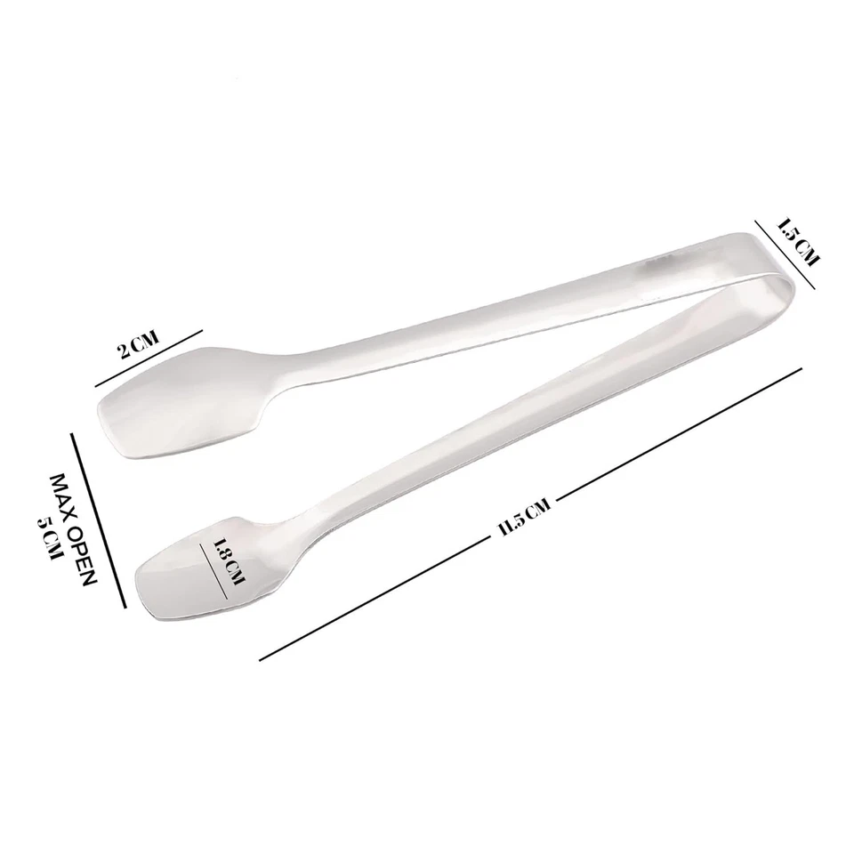 Pinza da zucchero in acciaio inossidabile per pinza da ghiaccio multiuso - Immagine 3 di 4