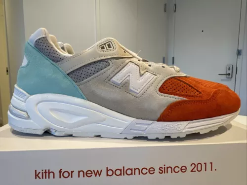 Size 10.5 - New Balance Kith x 990v2 Made in USA Cyclades