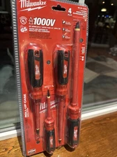 48-22-2205 Milwaukee 4 pc. Insulated Screw Driver Set