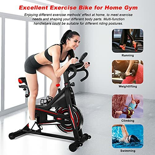 Dmasun Indoor Cycling Bike Stationary Exercise Comfortable Seat Cushion