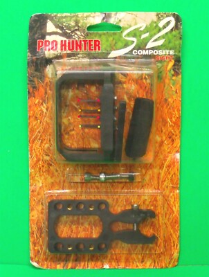New Pro Hunter S-2 Four Pin Fiber Optic Bow Sight for Right or Left Hand Bows