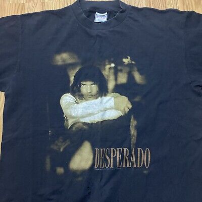 Vintage 1995 Desperado Antonio Banderas Movie Black T Shirt