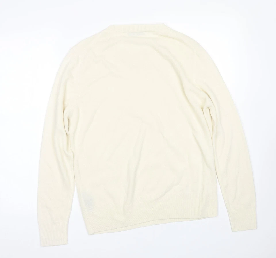 Very Womens Beige Round Neck Acrylic Blend Jumper Size 12 - Image 2 of 4