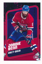 2017-18 JORDIE BENN MONTREAL CANADIENS TEAM ISSUE POST CARD RARE!