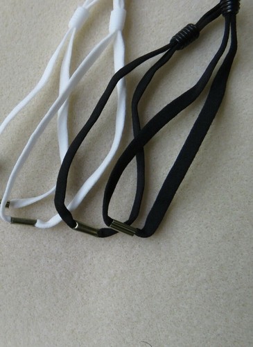Wholesale 100 Elastic Cord 12cm With Adjuster Hair 17 Colours UK Seller - Picture 2 of 19