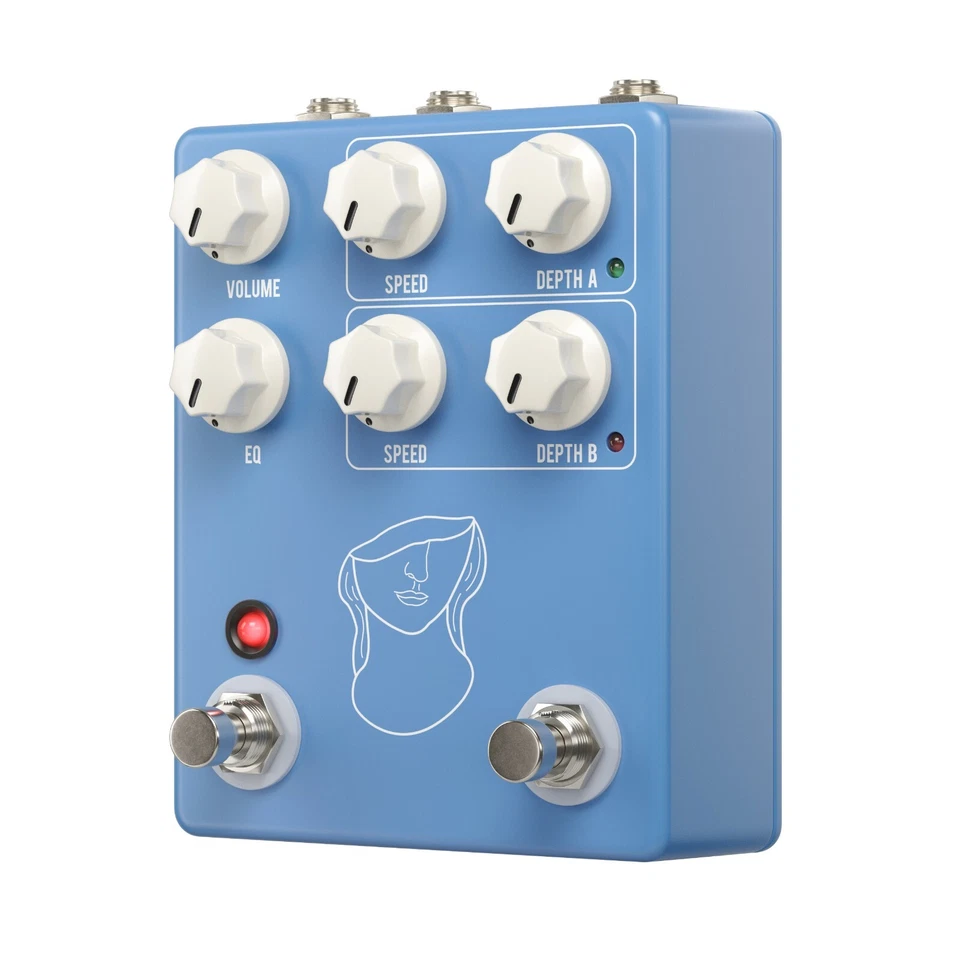 New JHS Pedals Artificial Blonde Vibrato Guitar Effects Pedal - Image 3 of 3