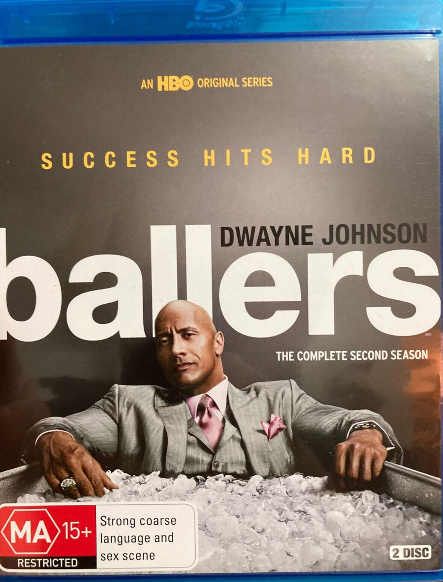 Ballers Season 2 BLU RAY (2 discs) The Rock Dwayne Johnson HBO