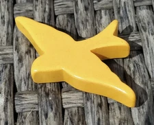 Vintage Pale Yellow Bakelite Flying Bird Simichrome Tested