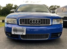 Front Bumper Tow Hook License Plate Mount Bracket Kit For Audi S4 2001-2005 (B6)