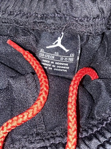 NIKE AIR JORDAN JUMPMAN YOUTH XL 13-15 YEARS SWEATPANTS TRACK PANTS BLACK - Picture 3 of 5