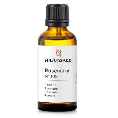 Naissance Rosemary Essential Oil (No. 108) - 50ml - Aromatherapy, Massage, Skin