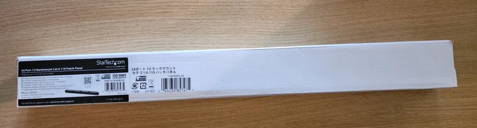 StarTech.com C6PANEL24 24 Port 1U Rackmount Cat 6 110 Patch Panel - Image 2 of 4
