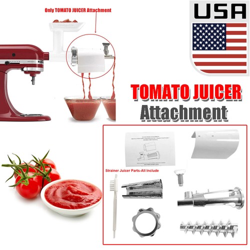 Tomato Juicer Vegetable and Fruit Strainer Attachment For KitchenAid