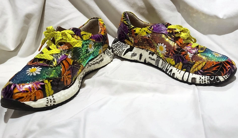 Tenis con cordones L'Artiste by Spring Step para mujer 42/8,5-9 de cuero con lentejuelas Foto 3 de 4