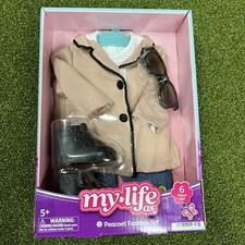 My Life As Peacoat Fashion Set for 18-inch Doll Clothing Jeans Sunglasses NIB