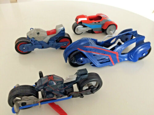 Spidermann's car/motorcycle. bundle.4 pieces. used. - Picture 1 of 6
