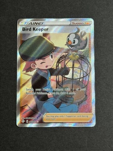 Bird Keeper 066/072 Shining Fates Full Art Trainer Ultra Rare Pokemon NM/MINT - Picture 1 of 2