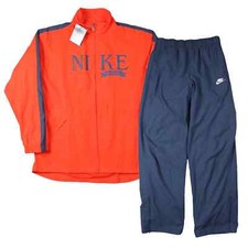 Image of Nike Boys Big Logo Blue / Orange Tracksuit