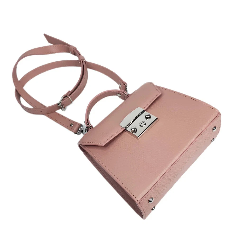 COACH Borsa a tracolla da donna in pelle rosa per borsa a tracolla da donna