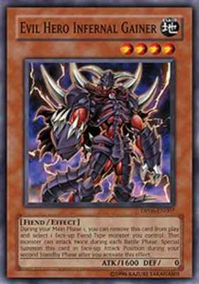 Evil Hero Infernal Gainer - DP06-EN007 - Common - Unlimited Edition - Moderately