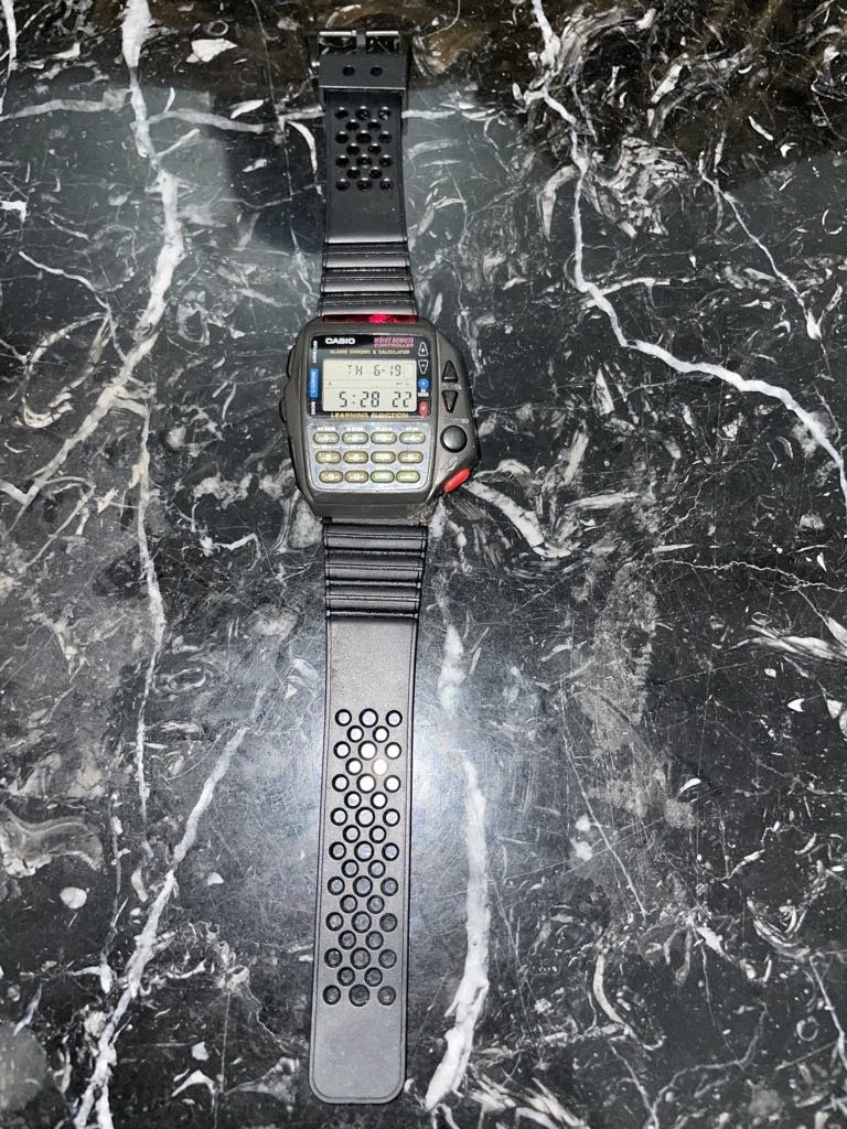 レア VINTAGE 1994's CASIO CMD-40B デジタル腕時計 RARE Unused Boxed Casio CMD-40 Learning Tv Remote Control/ Modüle