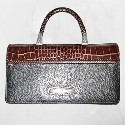 Brighton Gina Organizer Crossbody Clutch Black Brown
