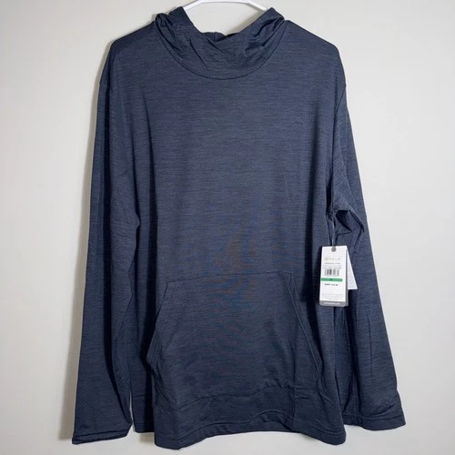 Gaiam Bliss Balance Mens XL Hoodie Cool Grey Heath