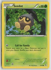 Seedot 5/106 Common Flashfire Pokemon Lightly Played