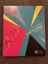 Royal Mint London 2012 Olympic BU 50p Full Set in album (No Completer Medallion)