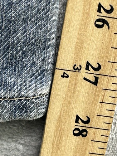 Levis 511 Red Tag Skinny Jeans Y2K Distressed Boys Youth Sz 14 Reg 27x27 Blue - Picture 10 of 11