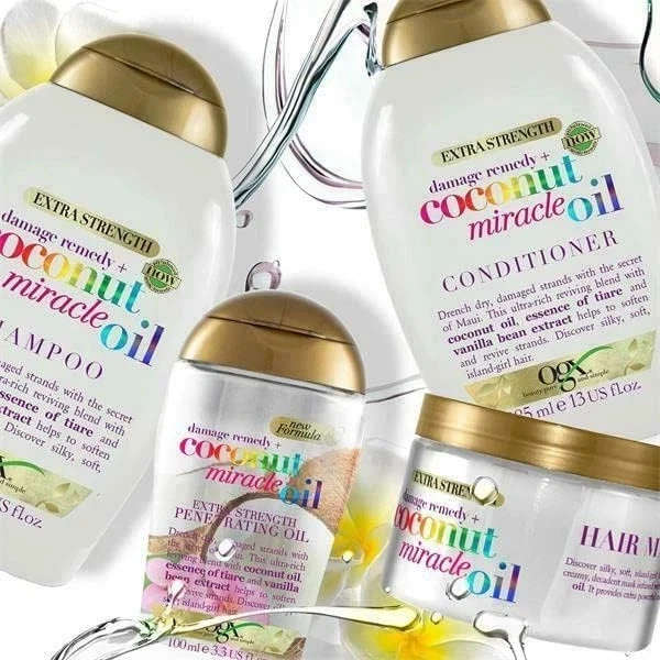 OGX Coconut Miracle Oil Extra Strength Penetrating Hair Oil for Dry, Damaged, - Image 2 of 4