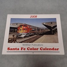2008 Santa Fe Railroad Wall Calendar Works For 2036 2064 2092