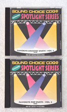 Sound Choice Karaoke Spotlight CD Lot - Country Duets Vol. 1  Pop Duets Vol. 2