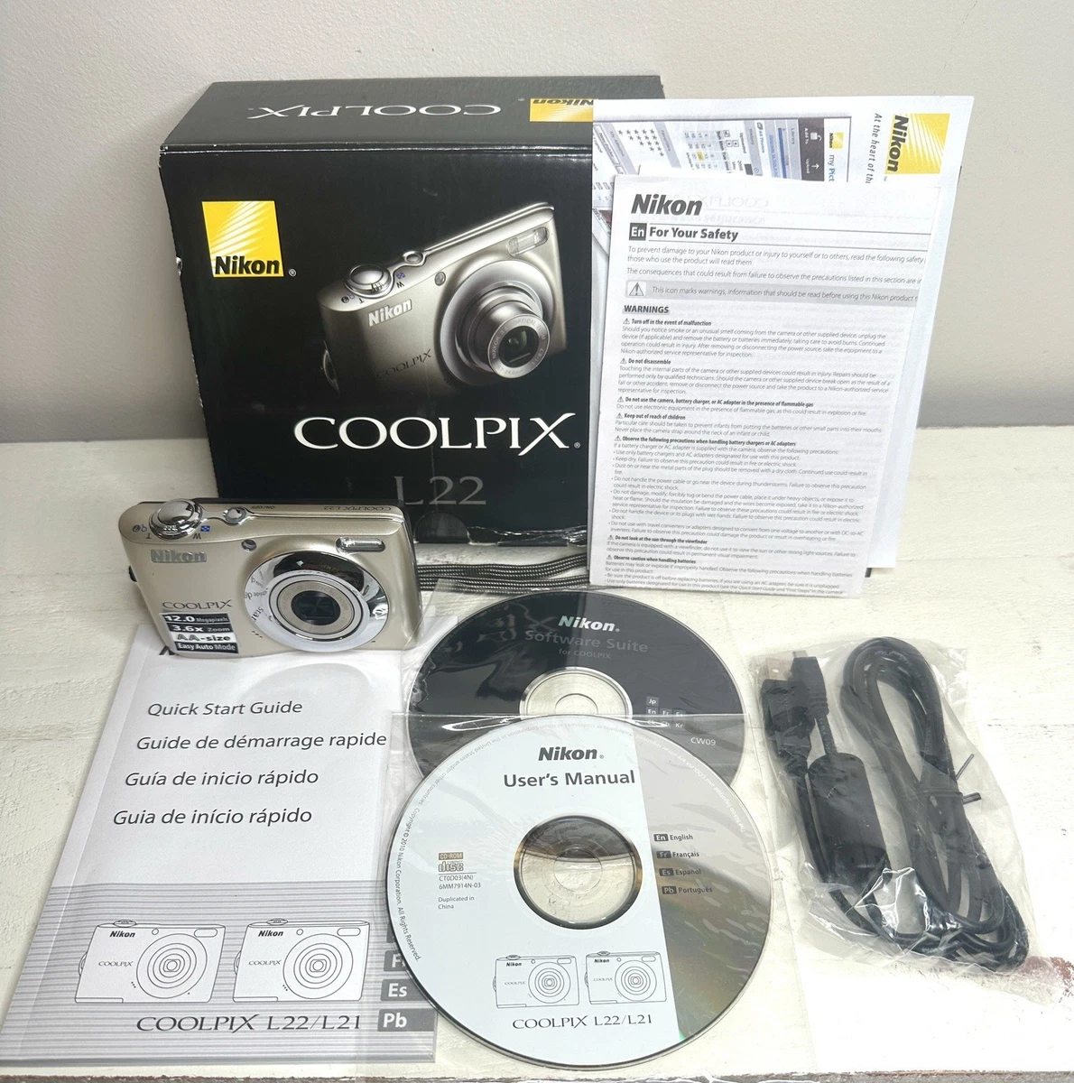 Nikon Coolpix L22 Digital Cameras for Sale | Shop New & Used